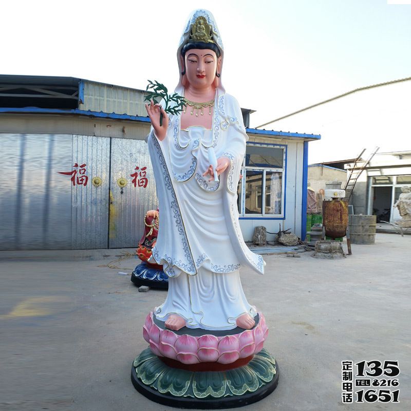 玻璃鋼彩繪戶(hù)外景區(qū)滴水觀(guān)音雕塑 玻璃鋼彩繪戶(hù)外景區(qū)滴水觀(guān)音雕塑